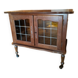 Glass TV bar cabinet