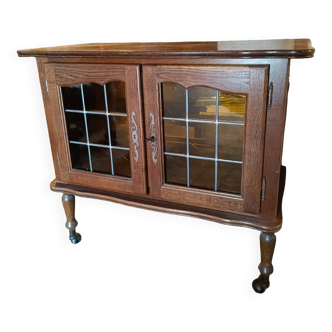Glass TV bar cabinet
