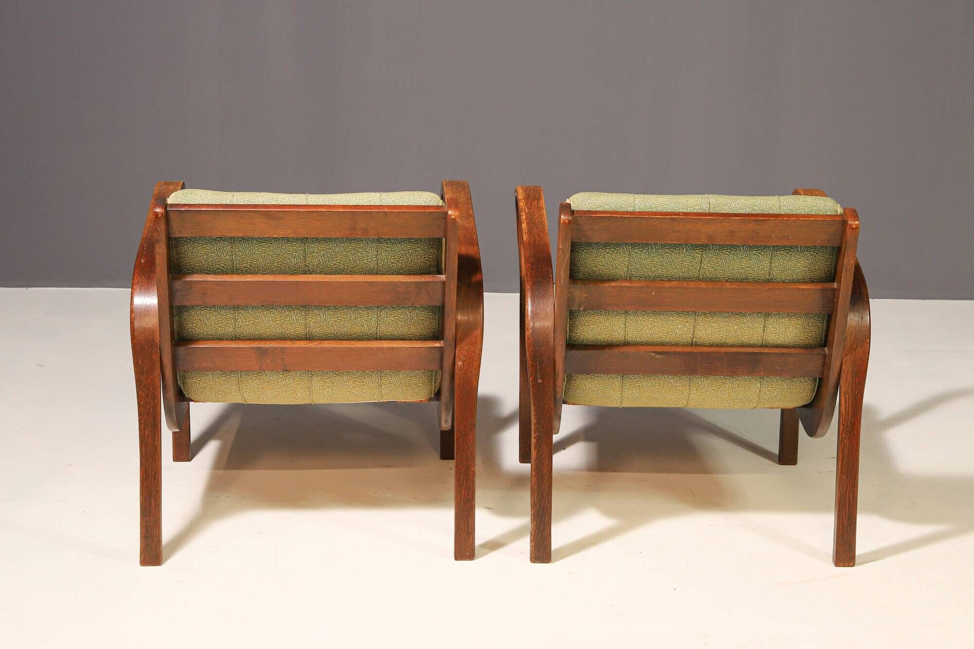 Pair of arm chairs by Karel Kozelka & Antonín Kropáček for Interier Praha,