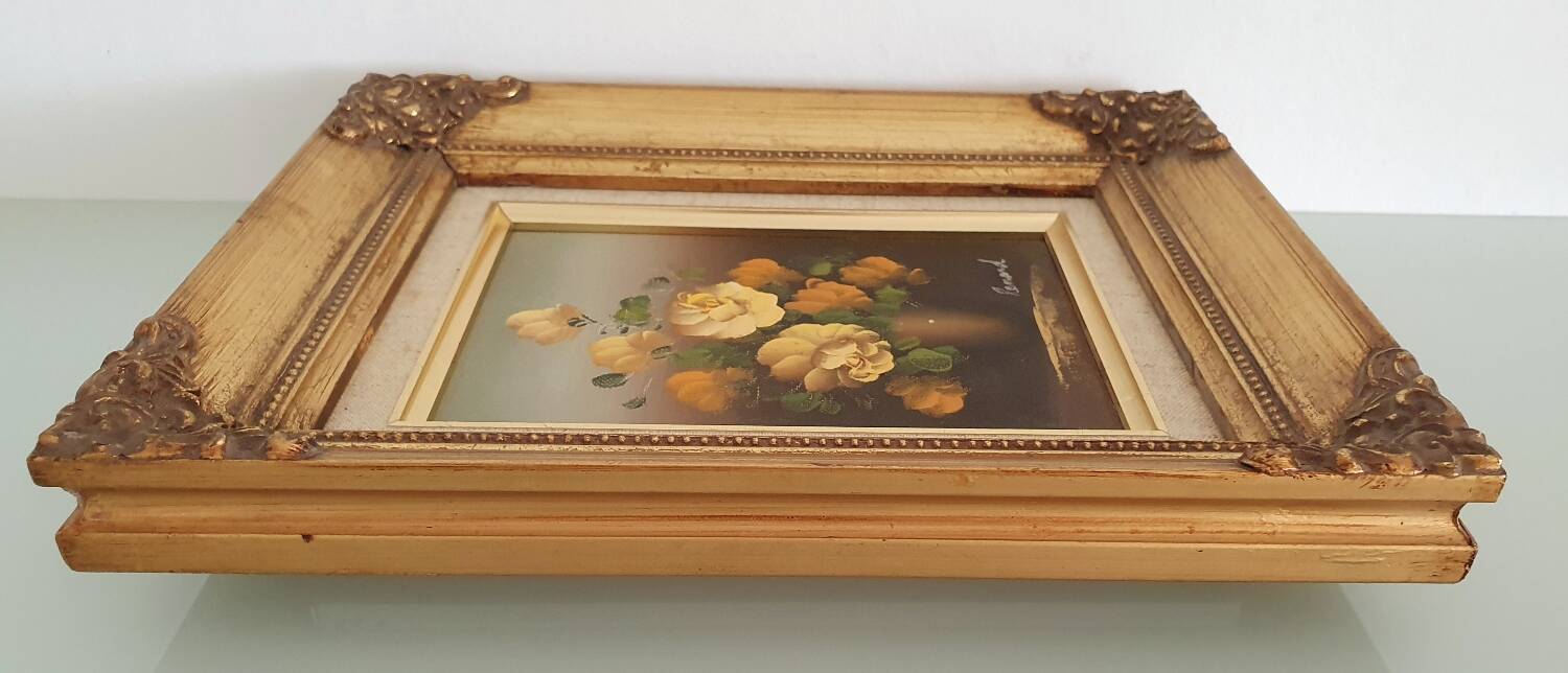 Oil painting - bouquet of roses