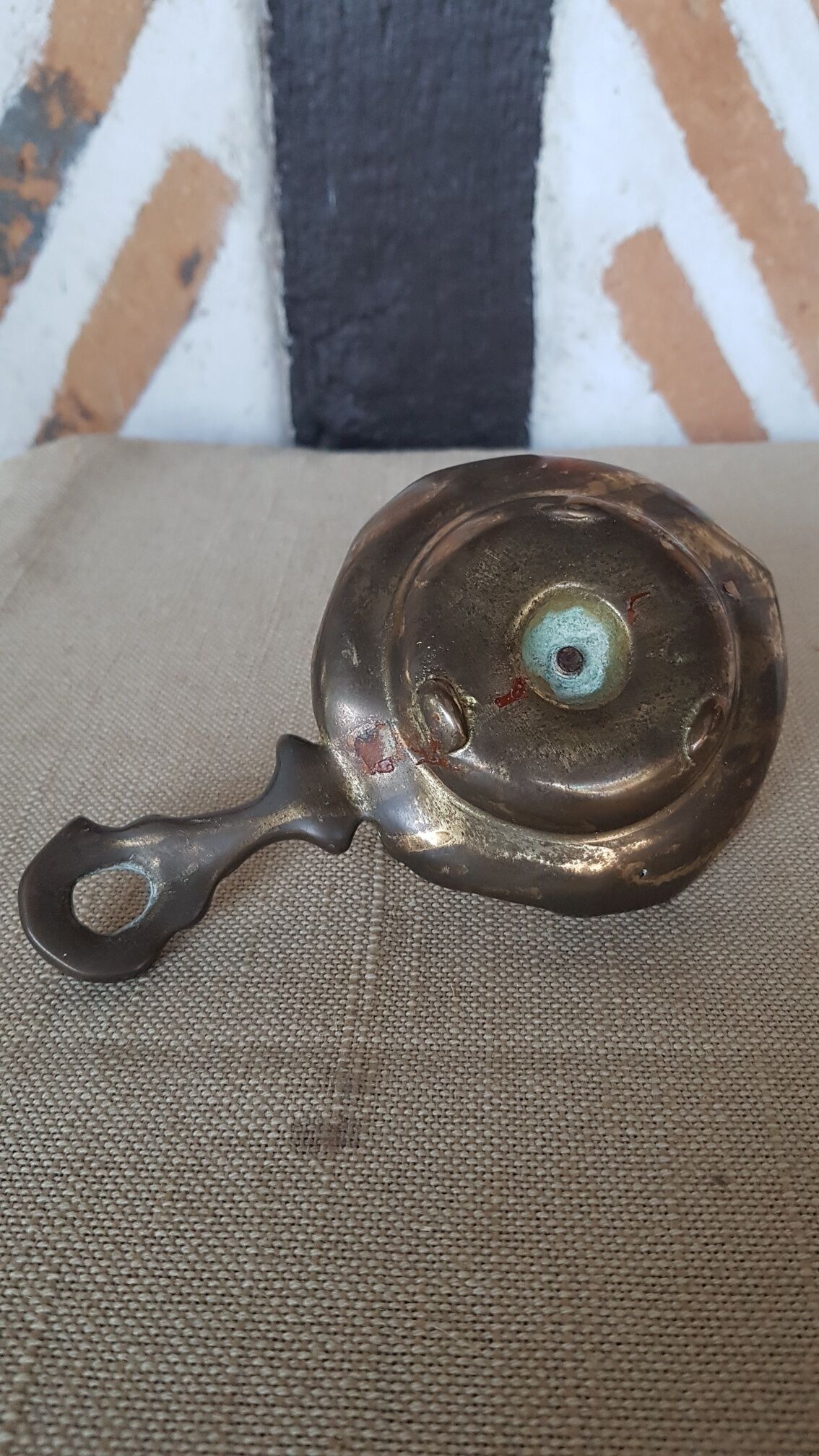 Candlestick candlestick bronze