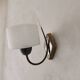 Gold metal wall lamp