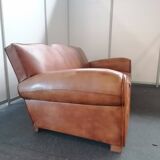 Old restored club sofa