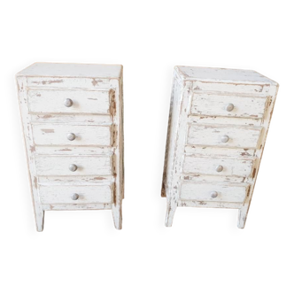 Pair of vintage bedside tables