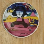 Coasters by the artist Guillaume Cornelis, known as Corneille, from 2001.