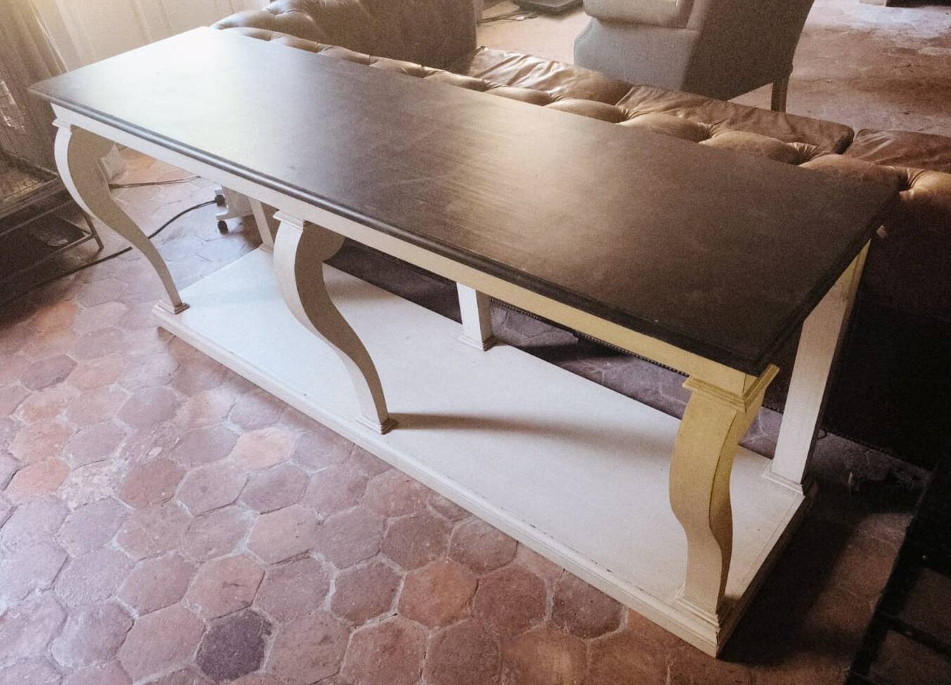 Console Mise en Demeure Belle Ile bois massif