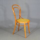 2 Chaise bistrot cannées N°14 de Joseph Hofmann "teinte merisier"