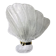 Shell wall lamp, murano glass, italy, 1970