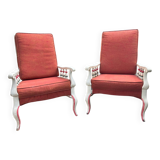 Pair of antique armchairs