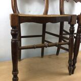Pair of mulched chairs