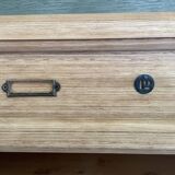 Buffet 1 tiroir relooké console rangement ouvert