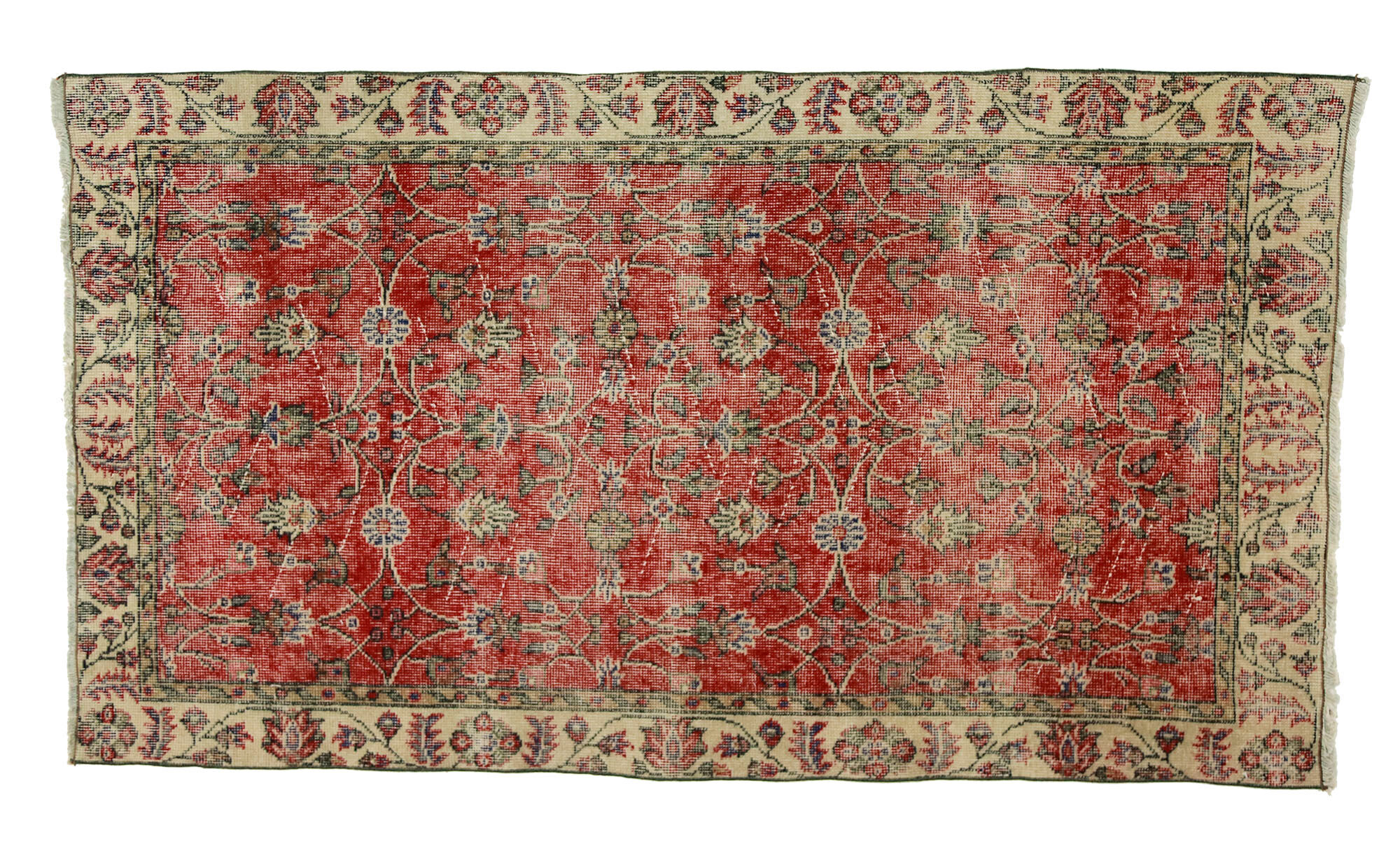 Anatolian handmade rug 198 cm x 112 cm
