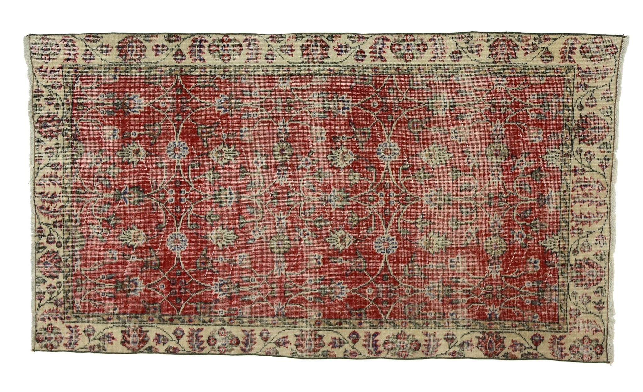 Tapis fait main 198 cm x 112 cm