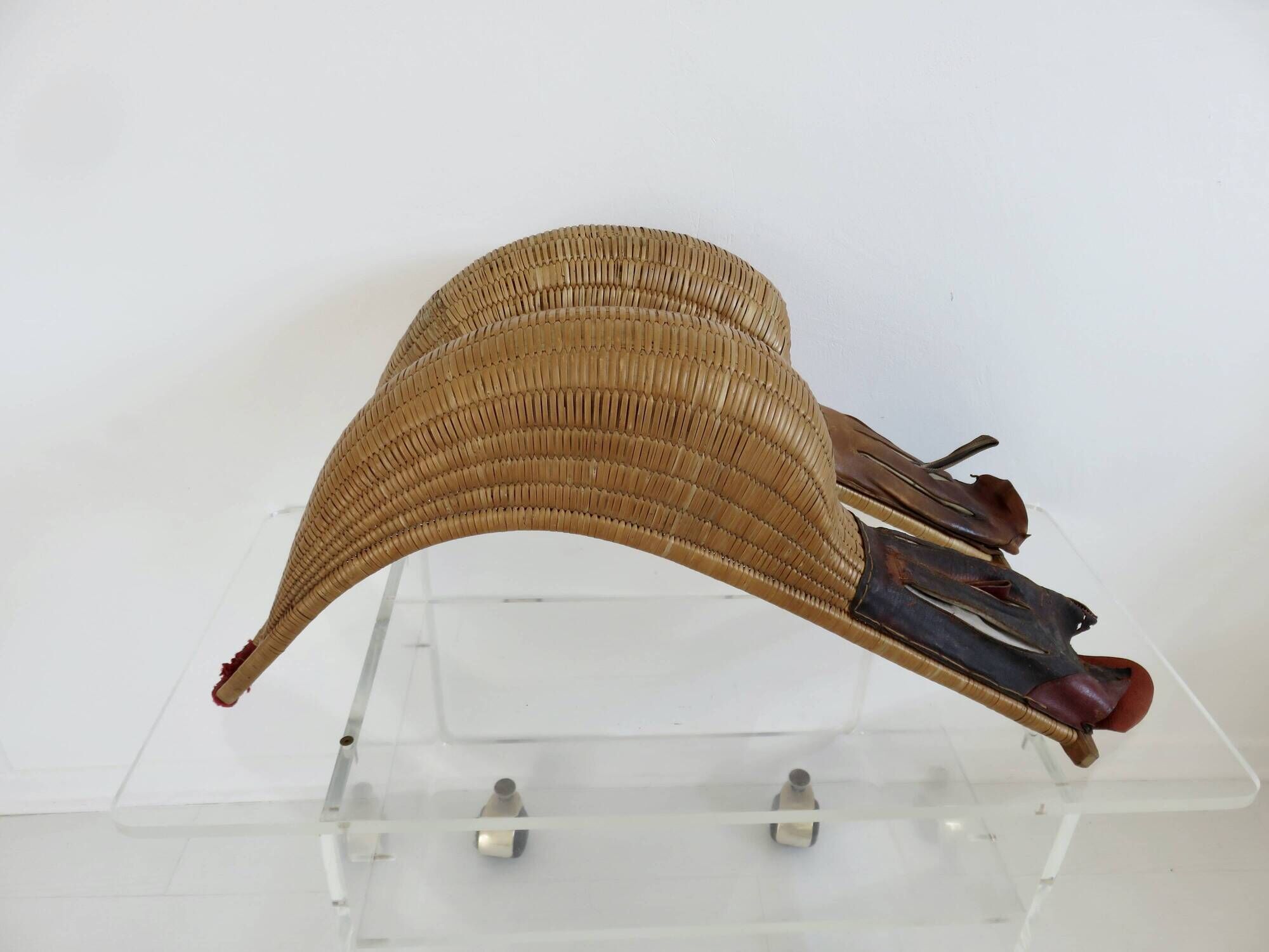 Old chistera, large glove, 64cm, Basque Country, jai alai, cesta punta