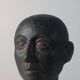 Rare buste en céramique de portrait Wunderkammer