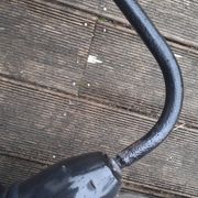 grande lampe potence en fer forgé
