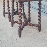 Pair of English oak bedside tables