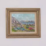 Original Swedish Oil on Panel – “Lakeside” by Gunnar Nilsson