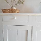 Old white Parisian buffet