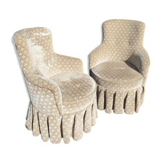 Pair of toad armchair heater