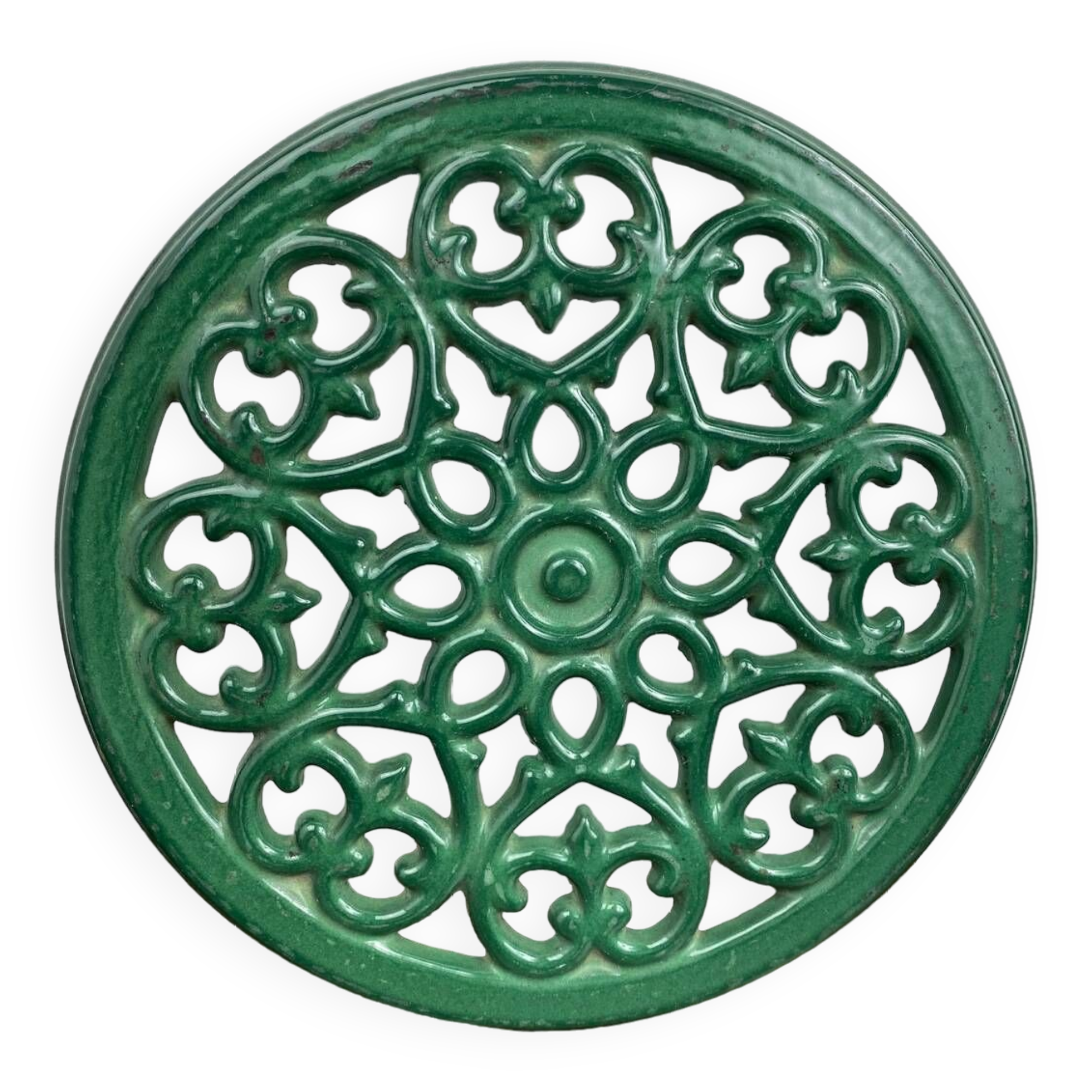 Old cast iron trivet