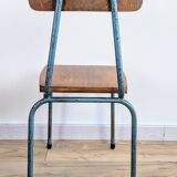 Vintage industrial children's chair