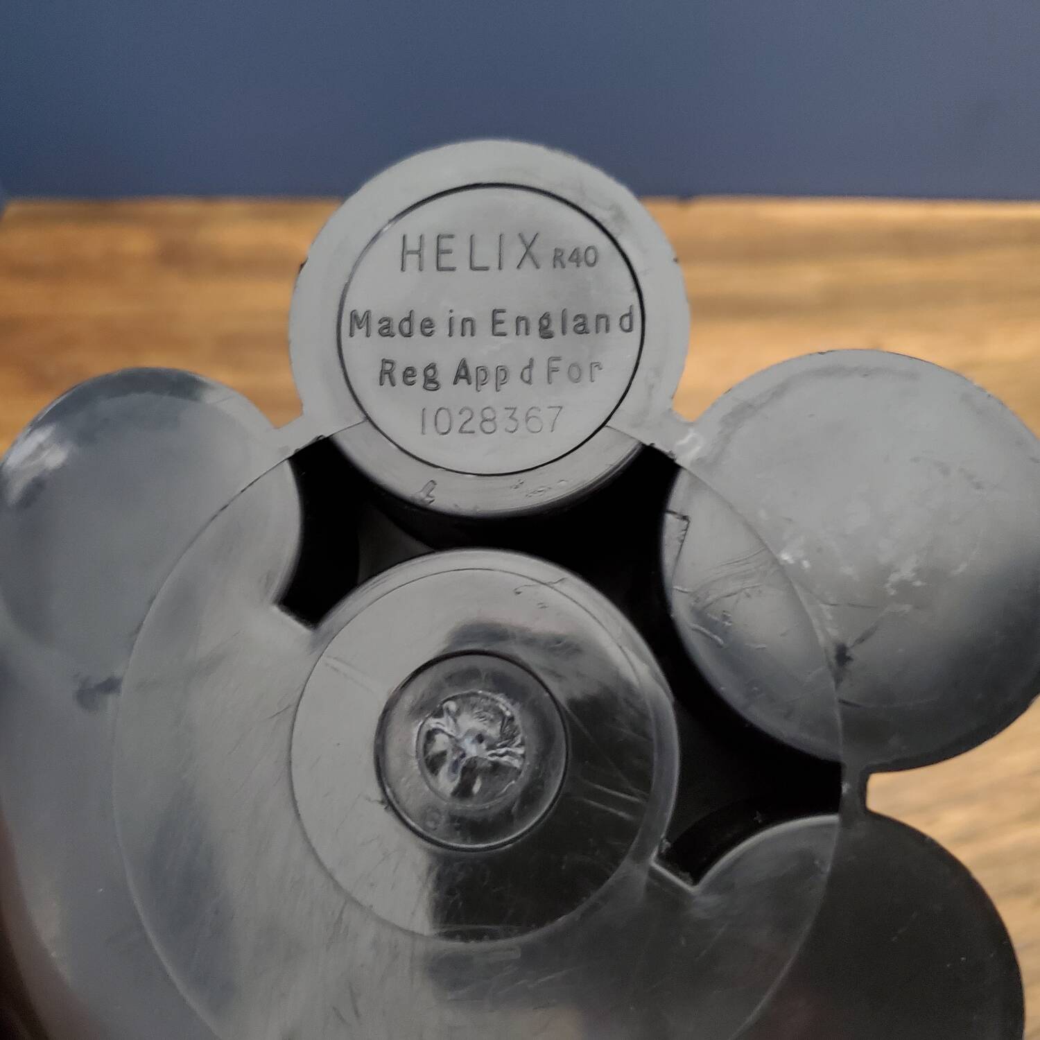 Vintage modernist desk organizer