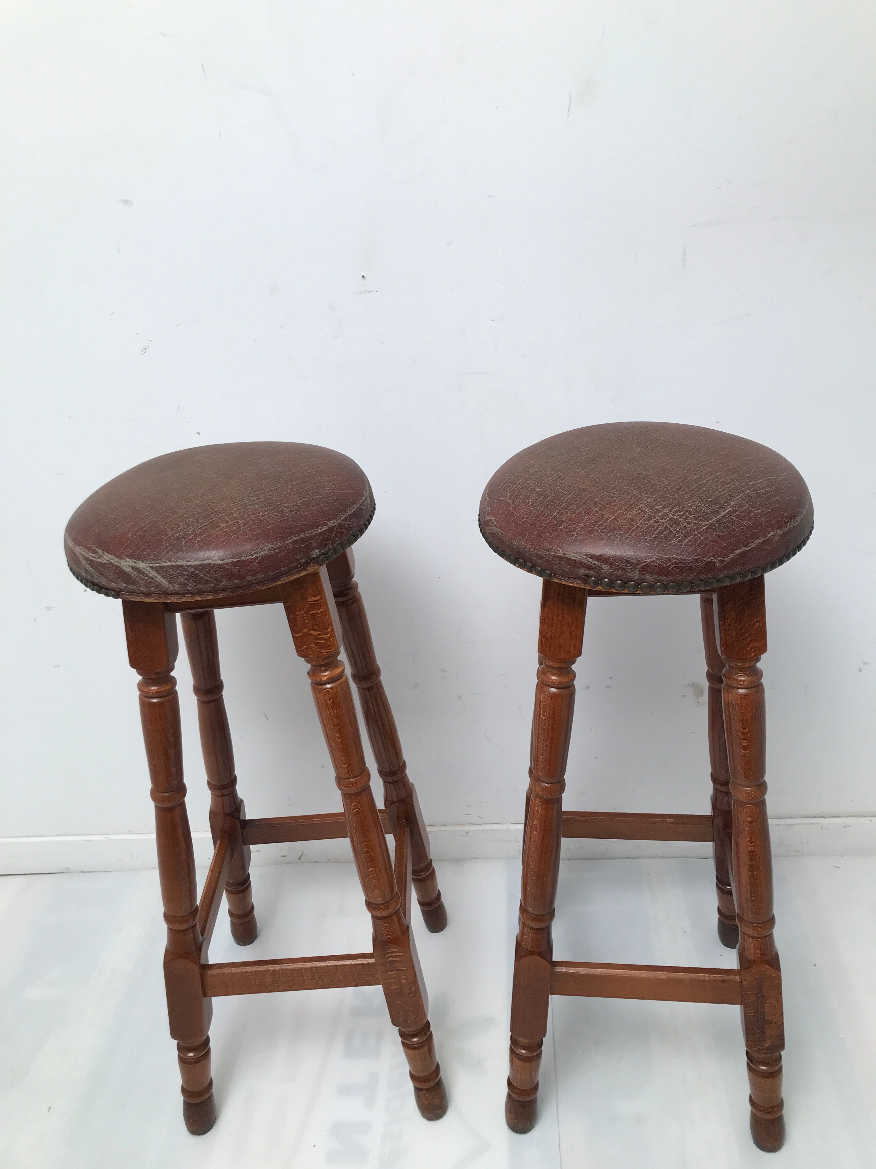 Pair of vintage bar stools