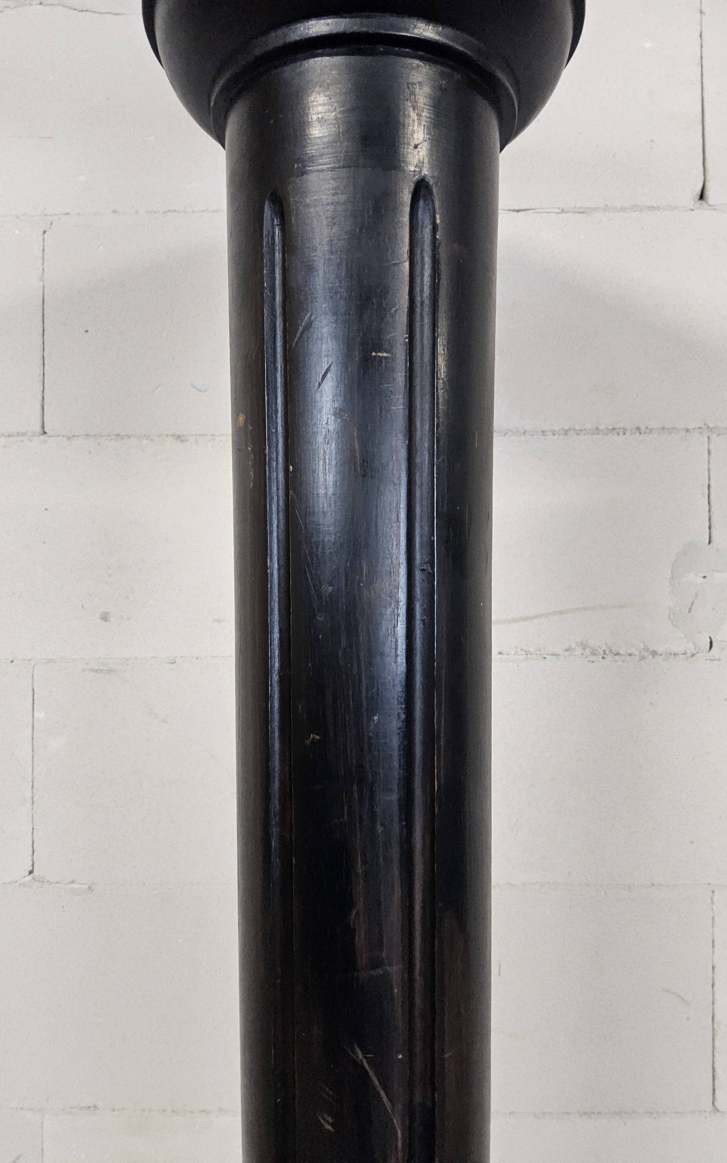Antique wooden plant stand / pedestal / plinth