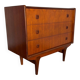 Vintage teak dressing table / chest of drawers – Scandinavian design, 1960s