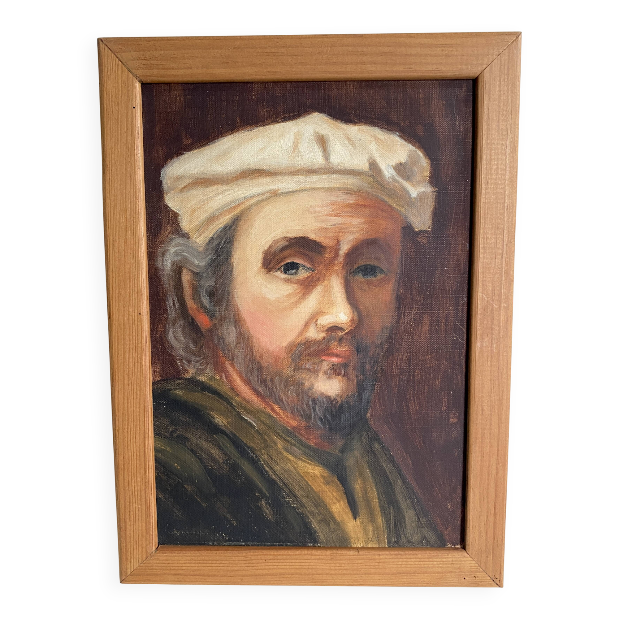 Framed portrait, Italy, 1950s