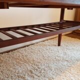 Scandinavian coffee table circa 1960 - by F. Ohlsson in teak (model Sesam, brand Tingstrom)