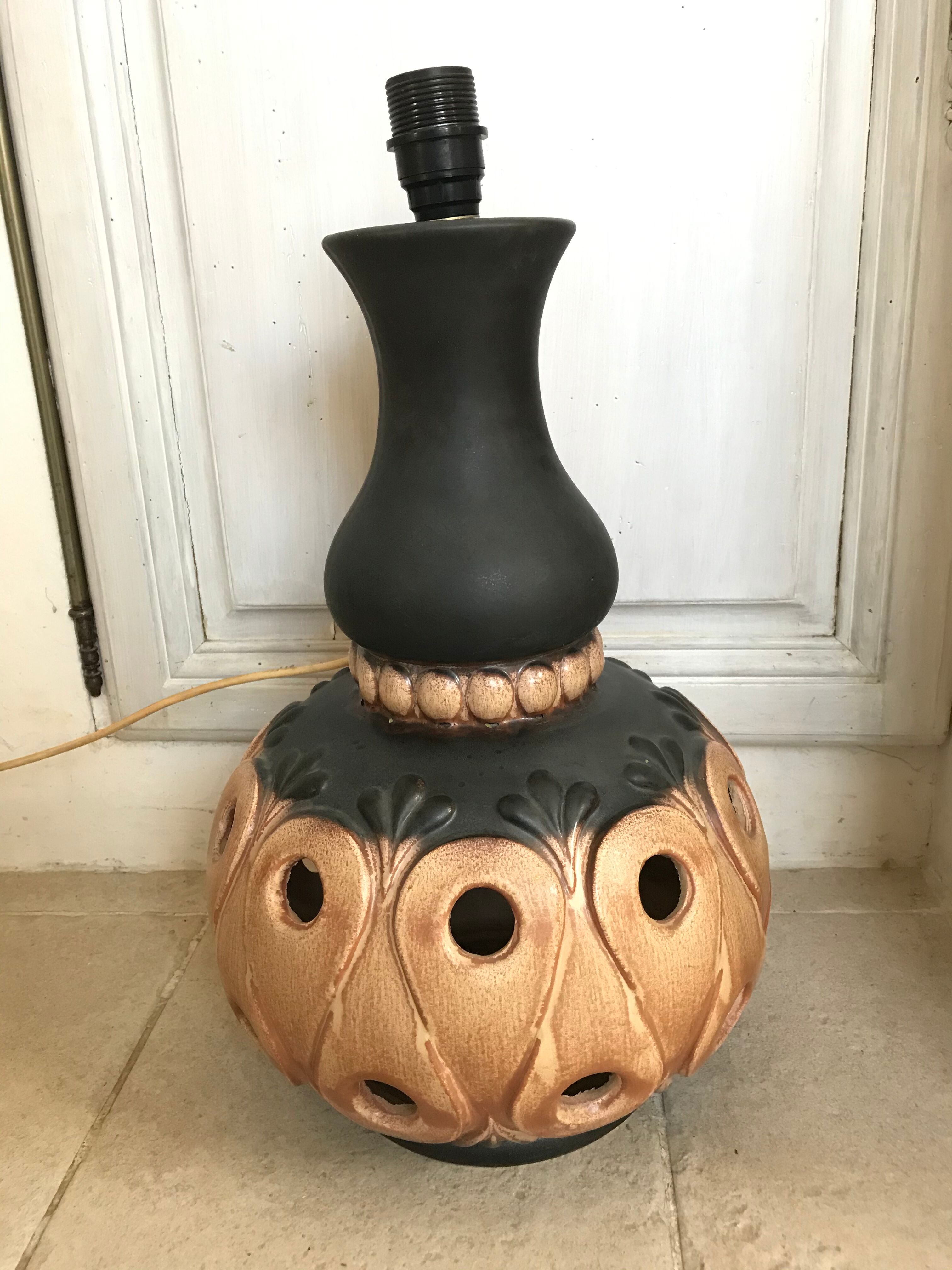 Vintage West Germany ceramic lamp