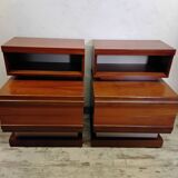 Pair of Scandinavian bedside tables from the 70s