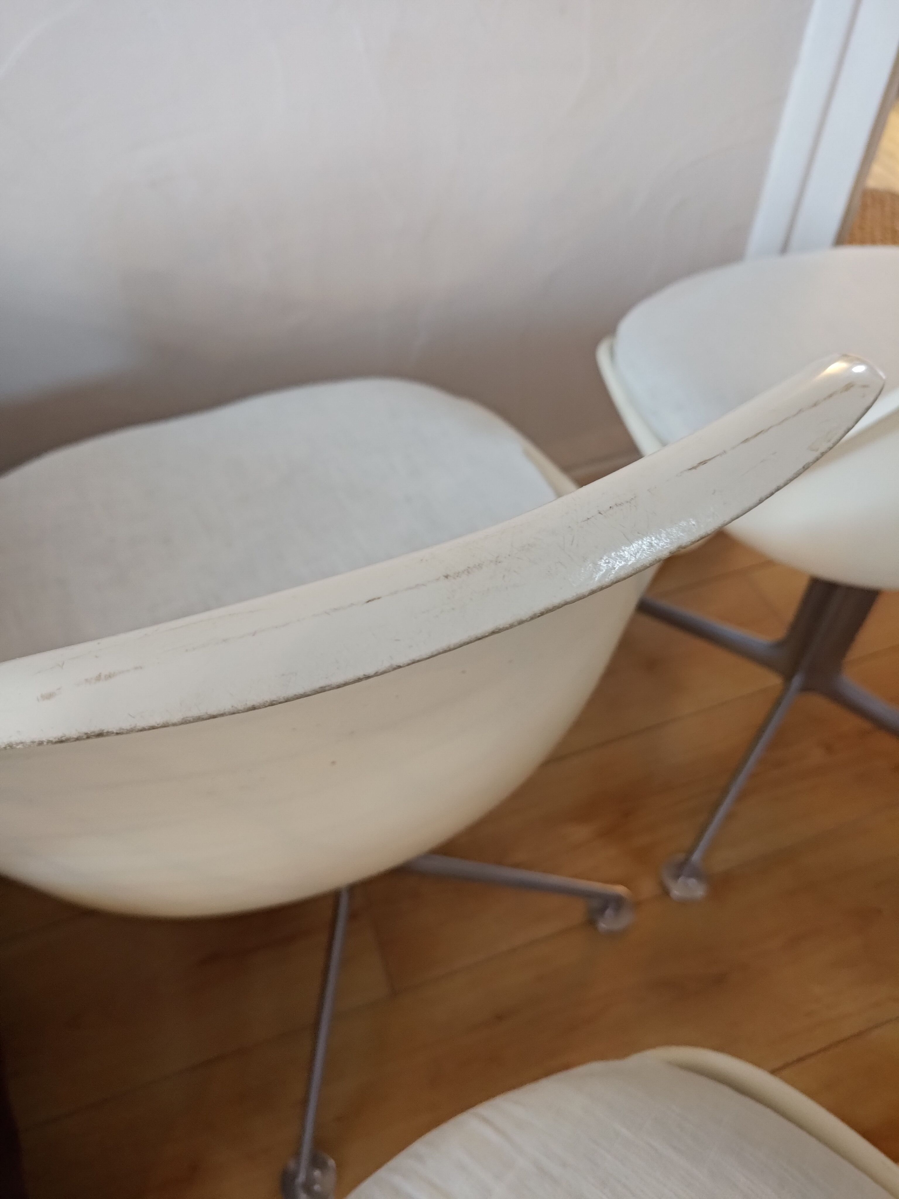 Set of 4 chairs Arkana model 116 by Maurice Burke