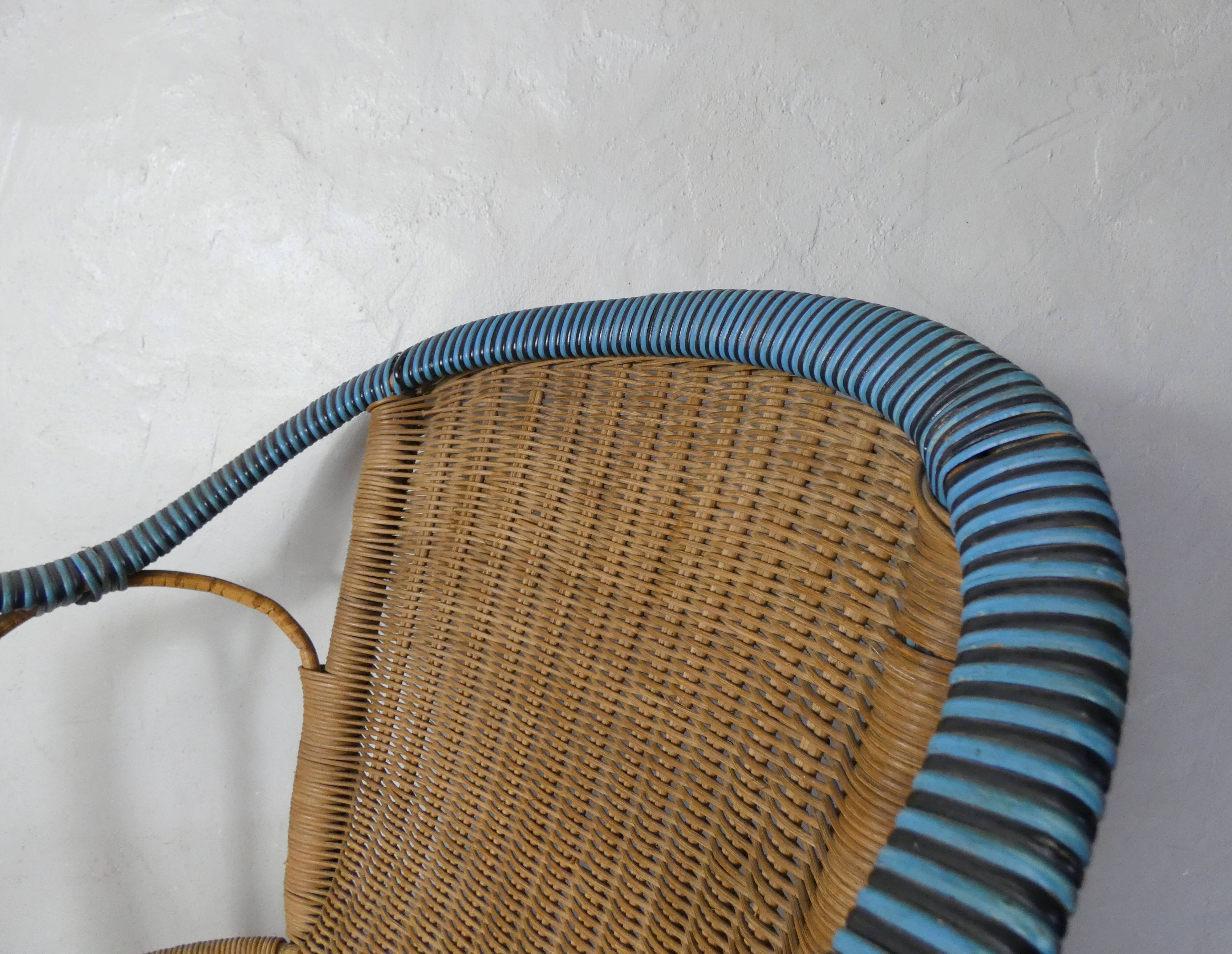 Adult rattan armchair