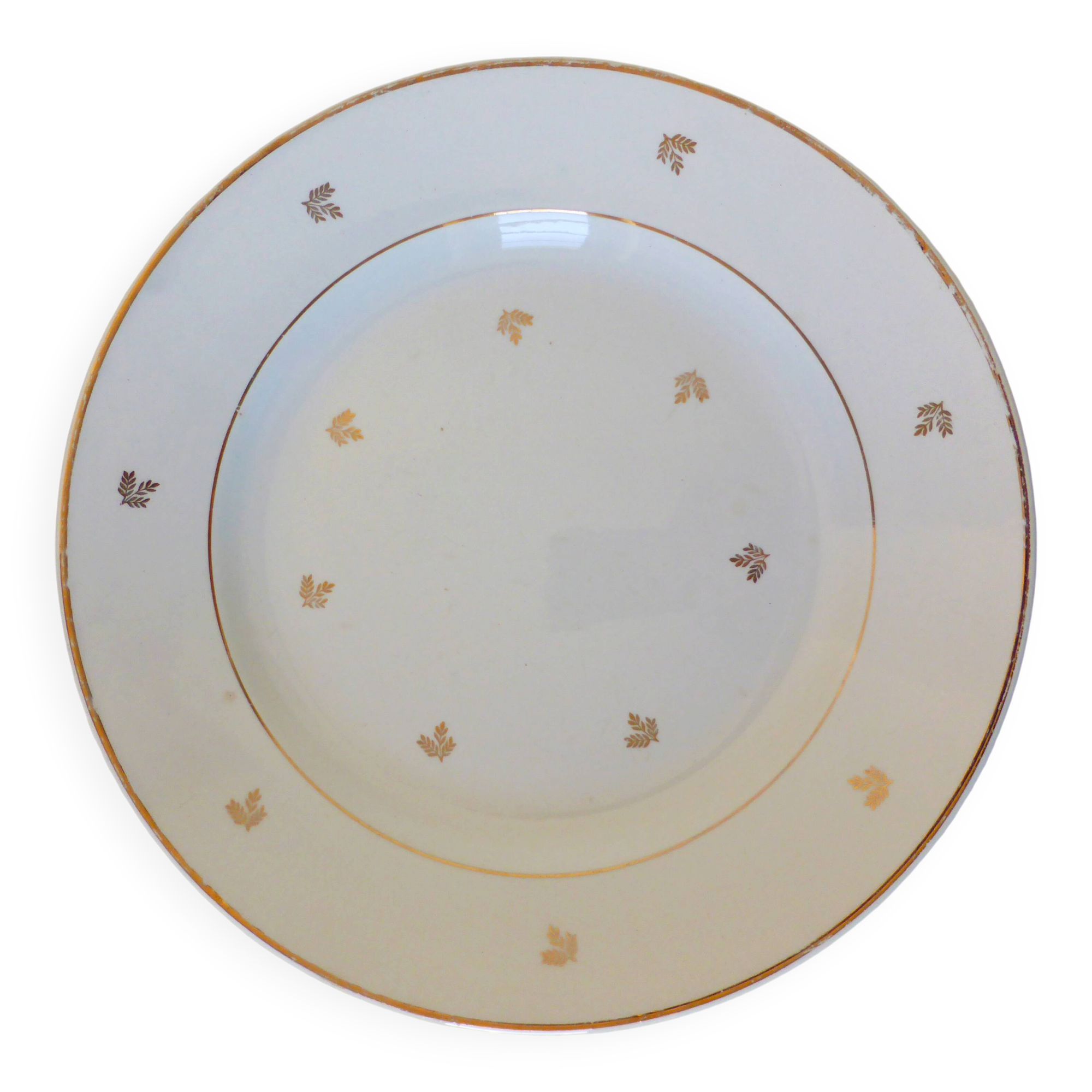 1 round vintage serving dish Badonviller 2106117