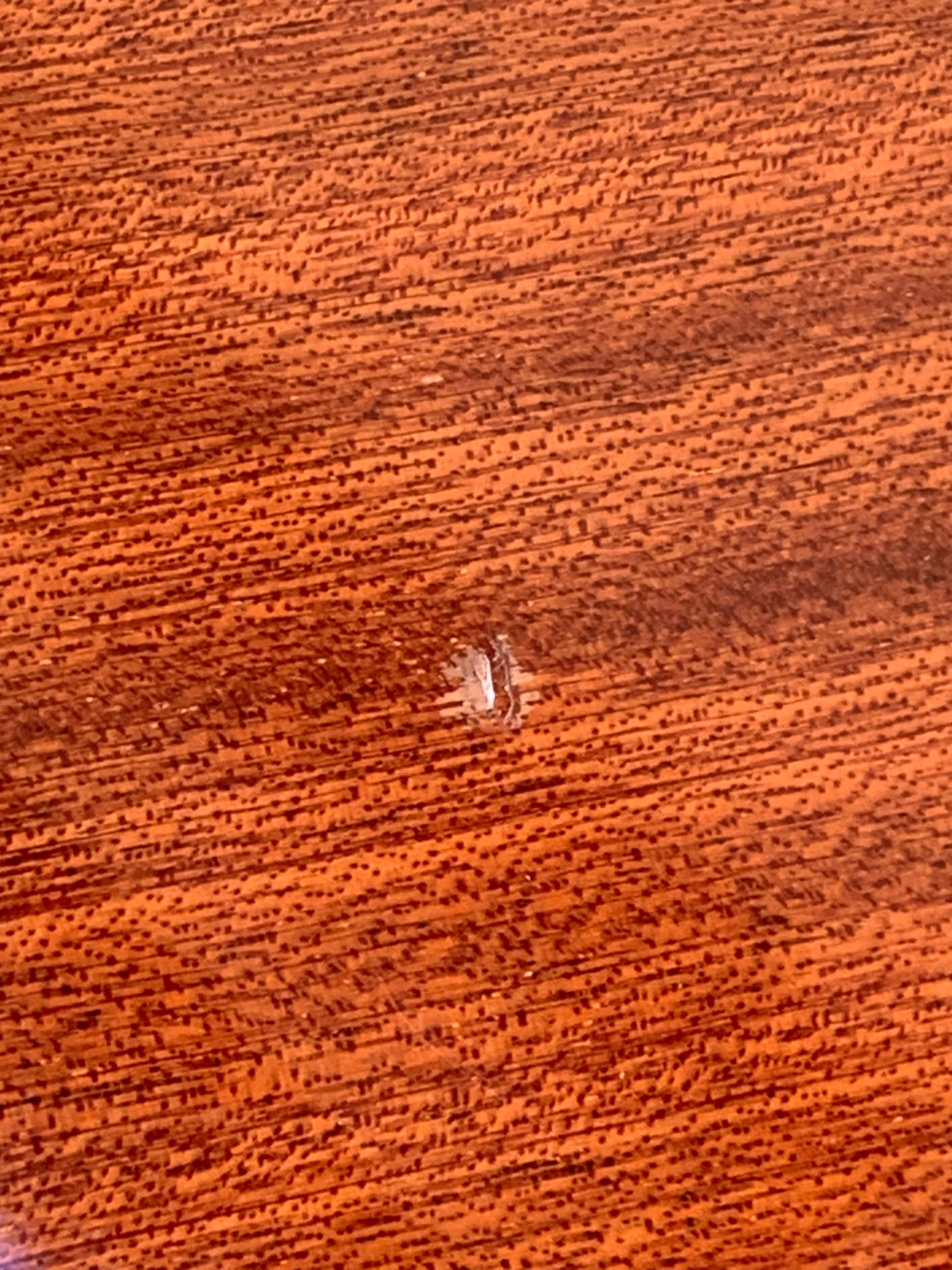 Vintage varnished teak chest of drawers 1970