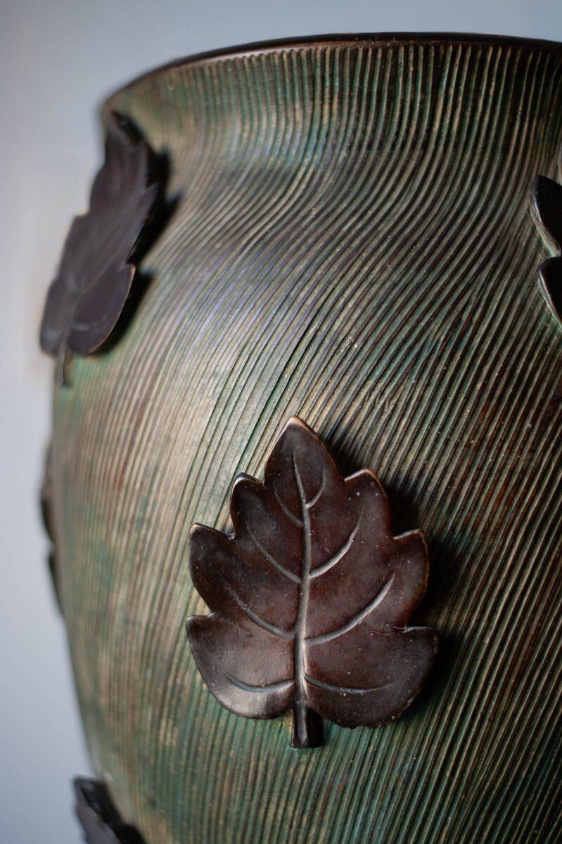 Ceramic vase from Manifattura Zaccagnini, 1980s