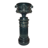 Column and its flowerpot by Johann Peter Gréber (1820-1898)