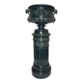 Column and its flowerpot by Johann Peter Gréber (1820-1898)