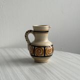 Pichet, pot à lait en céramique peint à la main, Espagne