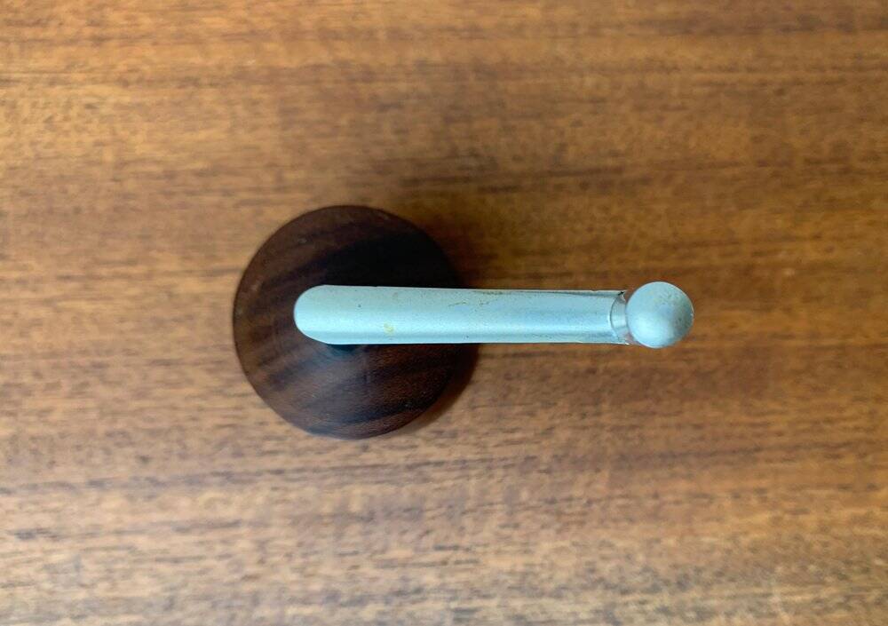 Mid-century teak pepper mill by Pede, 1960s.