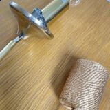 Vintage German DORIA Suspension in Cracked Glass 1960s