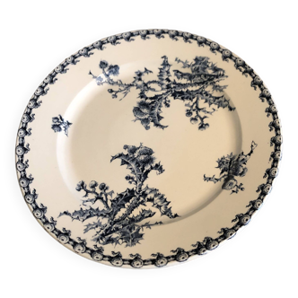 Dish in porcelain from Gien