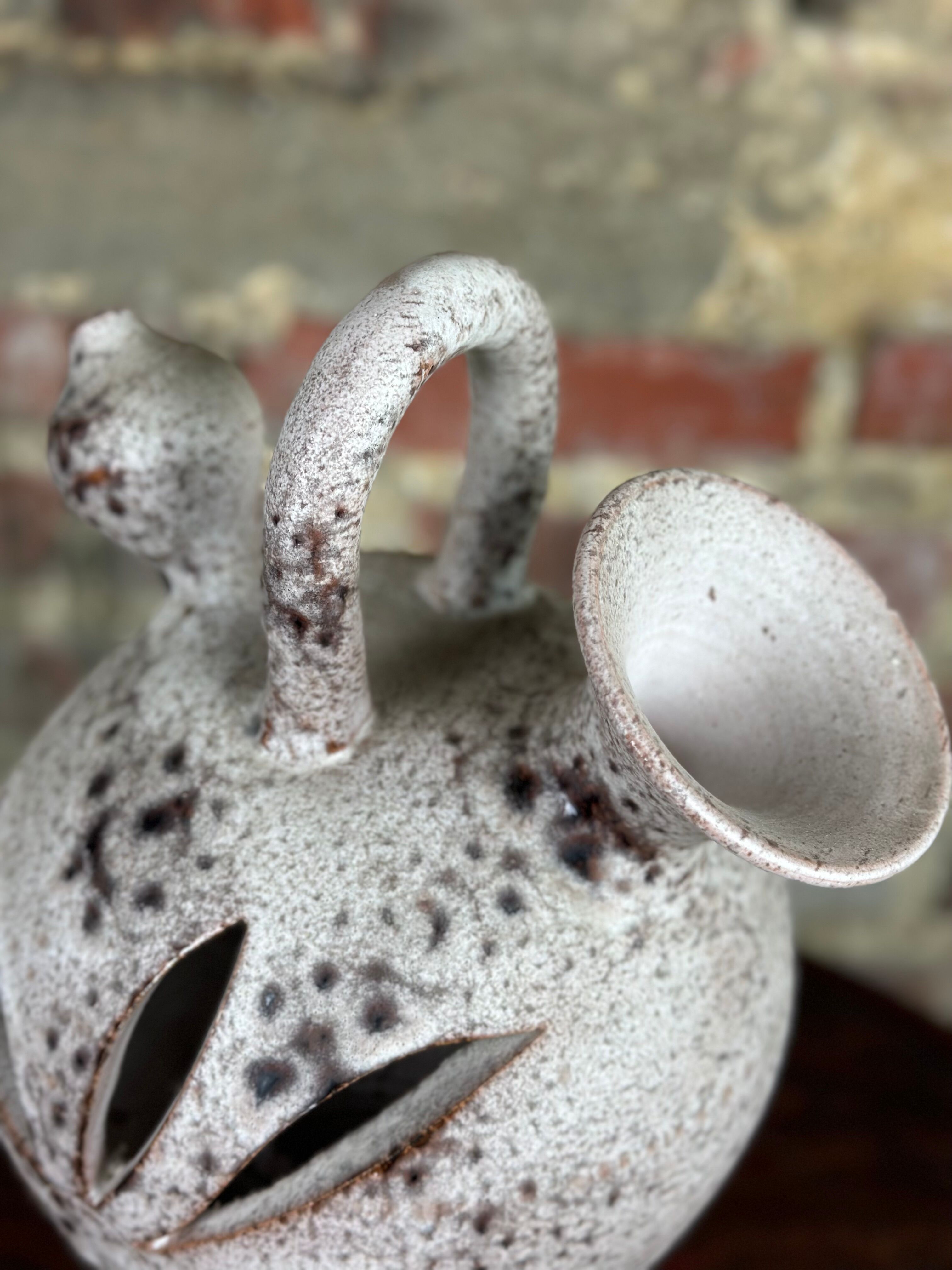 Vintage stoneware lamp 70