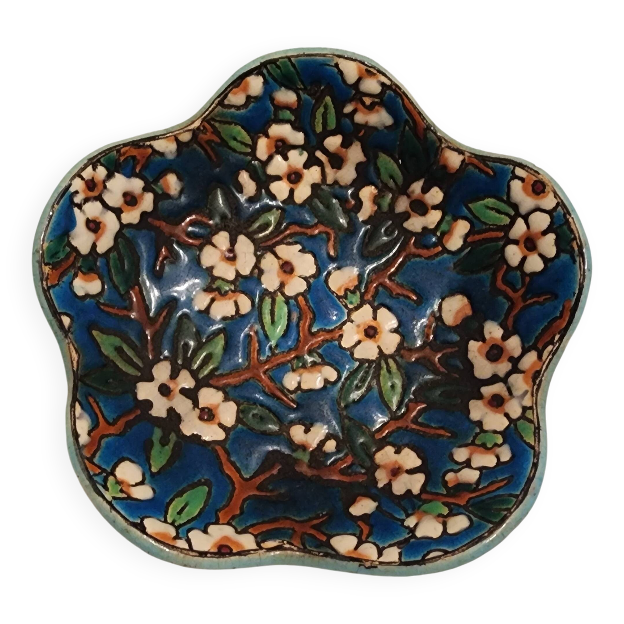 Longwy enamel bowl