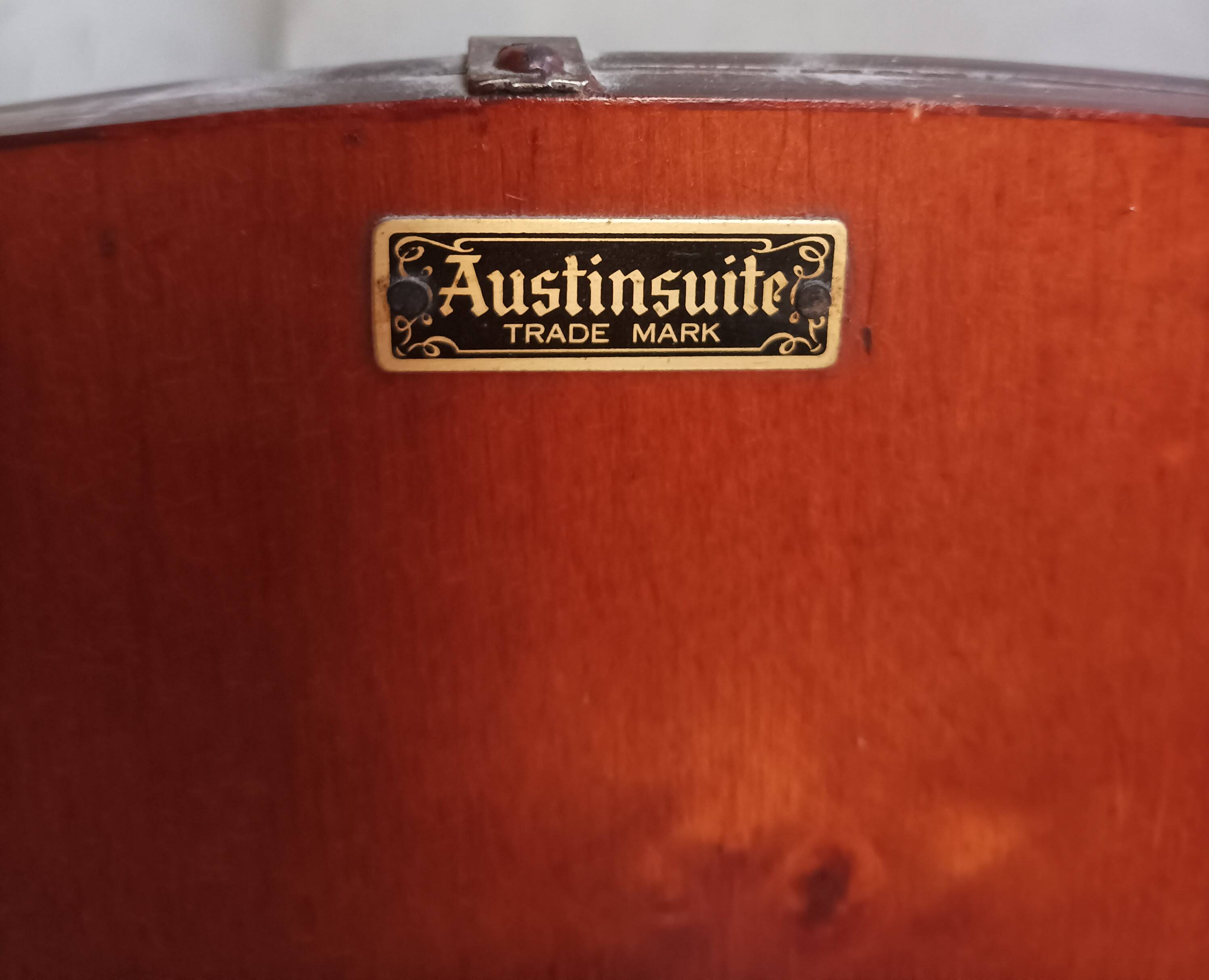 Austinsuite dressing table chest of drawers in Art Deco style oak 1960