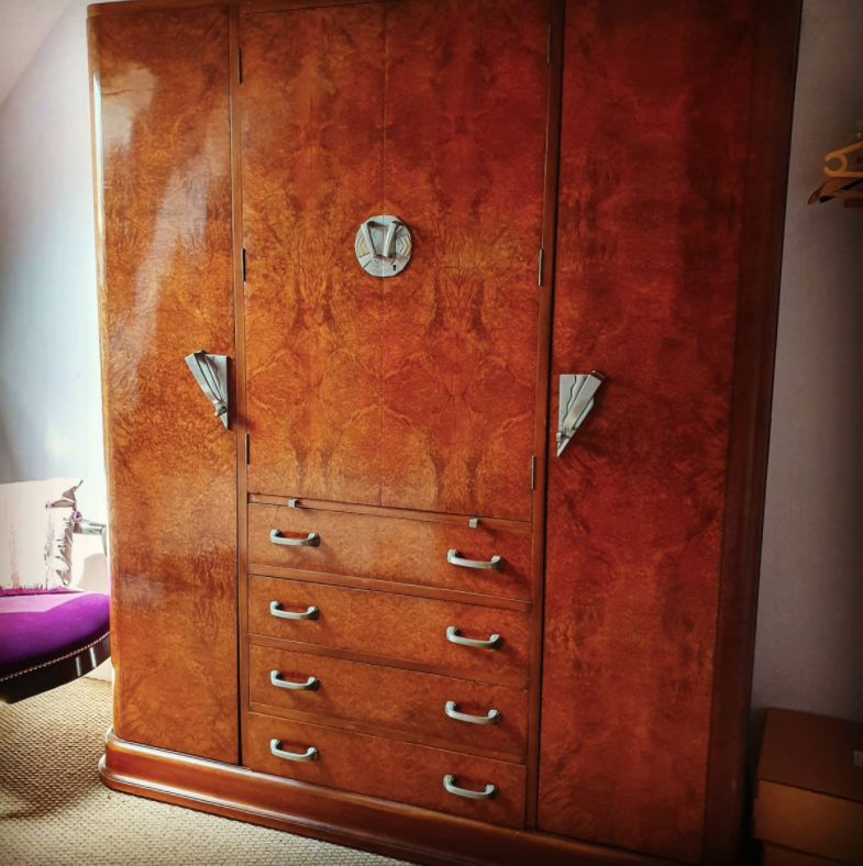 Armoire coiffeuse époque art-déco des années 30