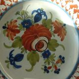 Faience plate of Sinceny epoch 1850- 1860